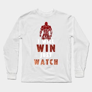 I Will Win / gym / workout / exercise Long Sleeve T-Shirt